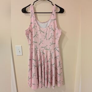NWOT | Blackmilk Pink Praying Mantis Mini Dress